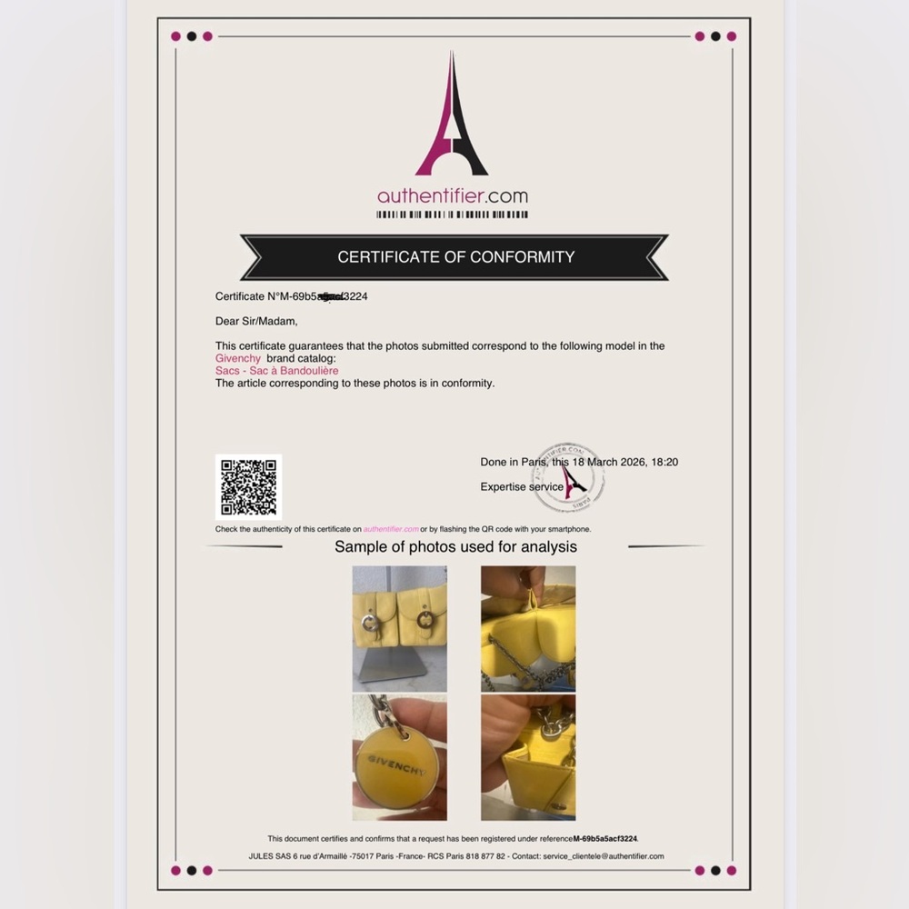 Authentic Givenchy Yellow Leather Crossbody 2014 Timeless Designer Piece-Rare - Picture 13 of 13